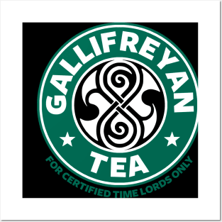 Gallifreyan tea Posters and Art